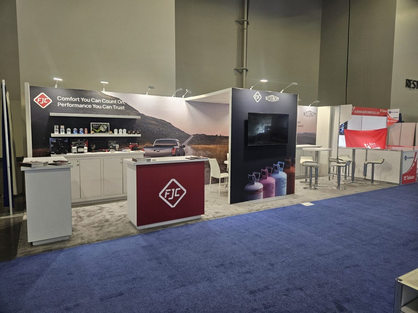 Automotive Parts Trade Show Booth