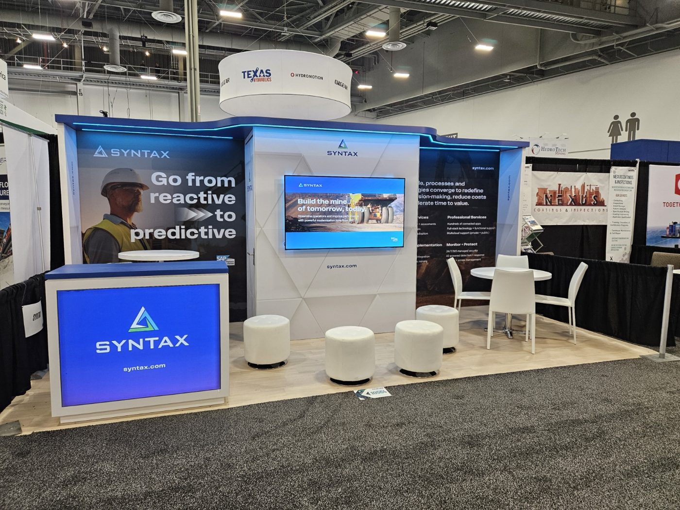 Modern Industrial Trade Show Booth